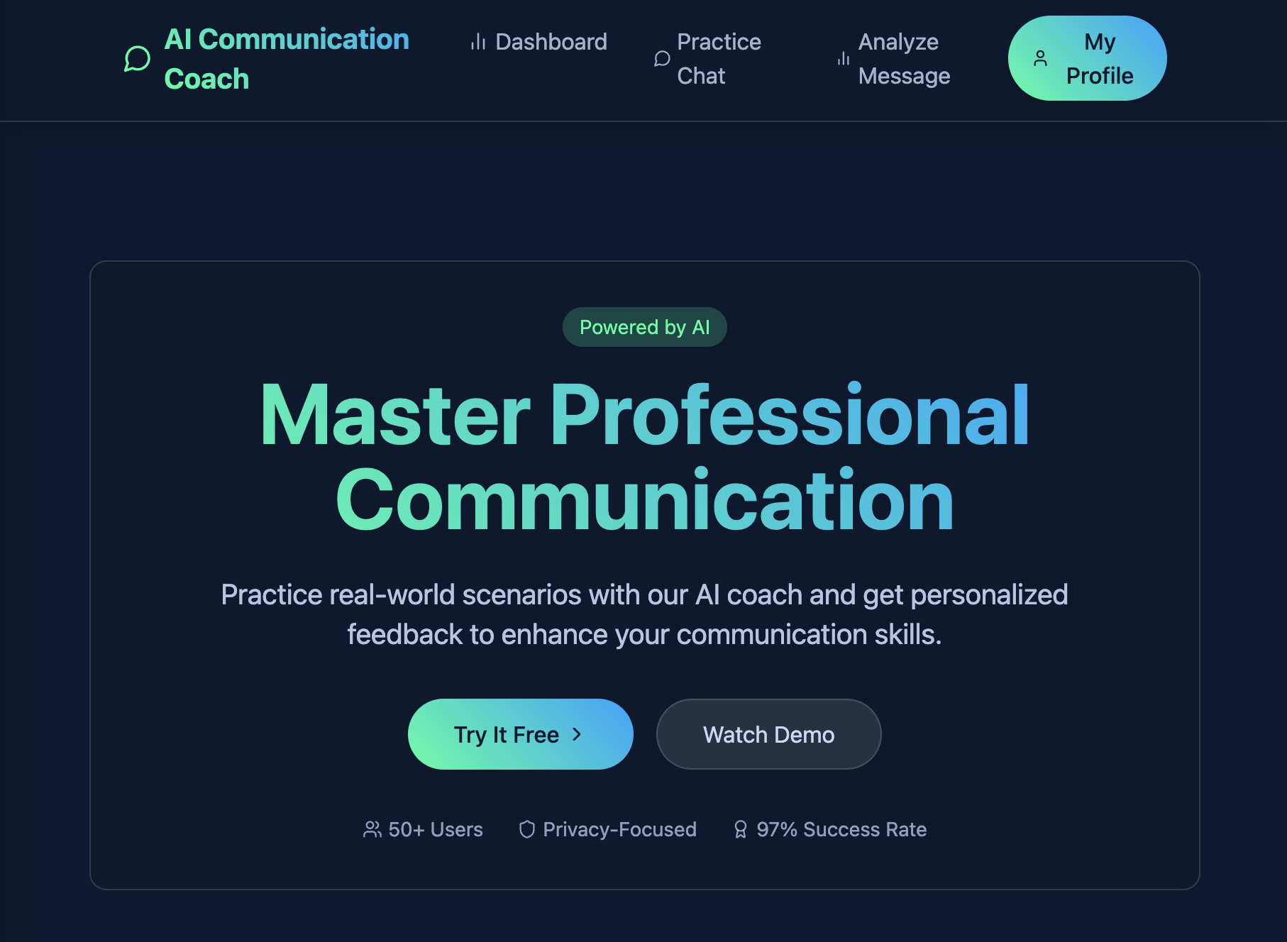 AI Communication Coach